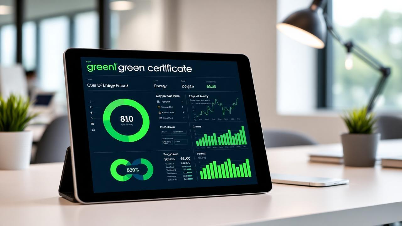 ERE-certificaten groene energie dashboard